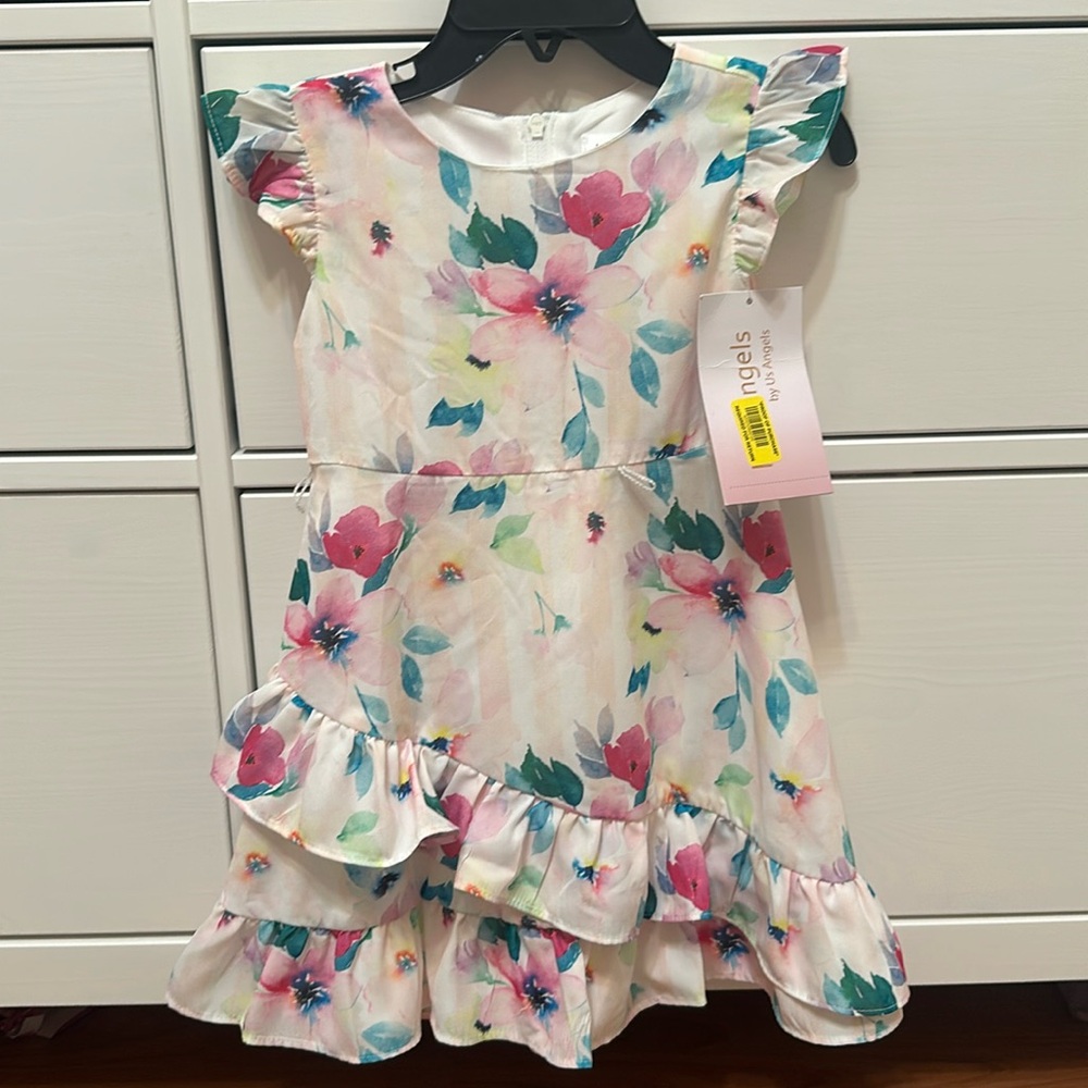 NWT Little Angels Dress Floral